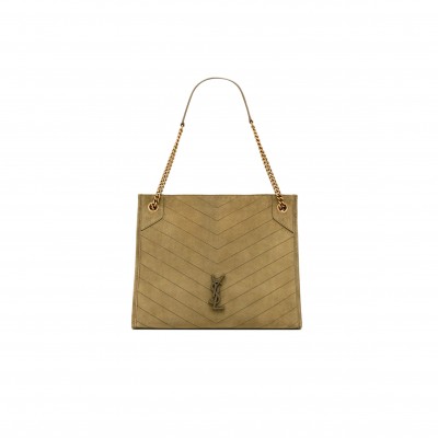 YSL NIKI MEDIUM SHOPPING IN SUEDE 5779991U8272326 (33*27*11.5cm)